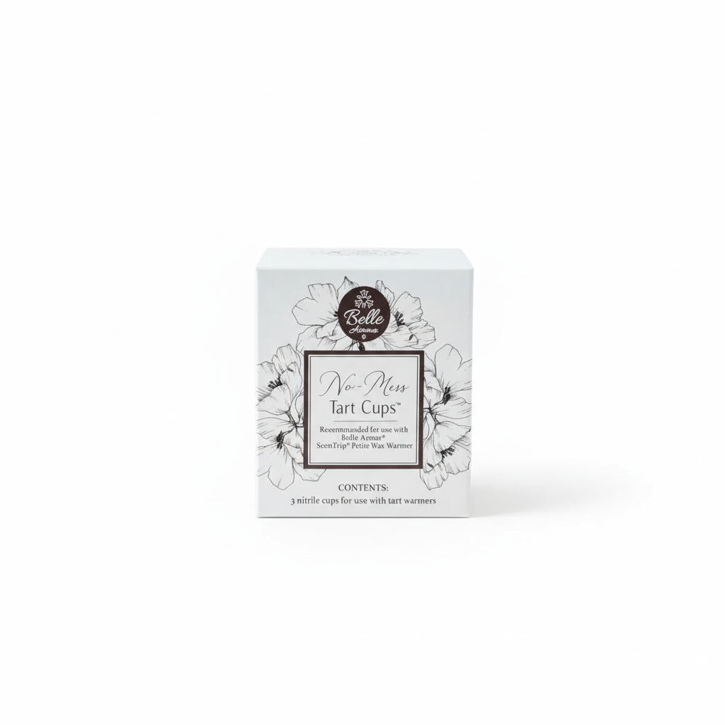 Candle on white background