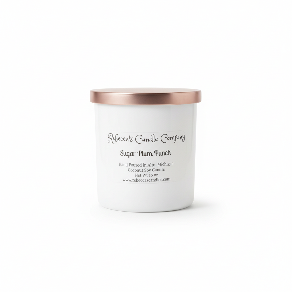 10oz candle clean white background