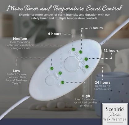 Belle Aroma Sentrio Petite Wax Warmer - Blue