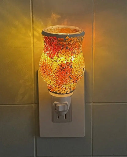 Belle Aroma Bijou Fragrance Vase Warmer - Pink/Gold Mosaic