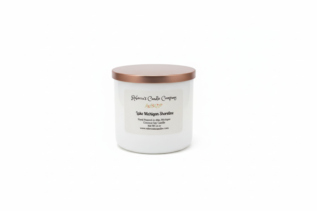 Edited 16oz candle with white background