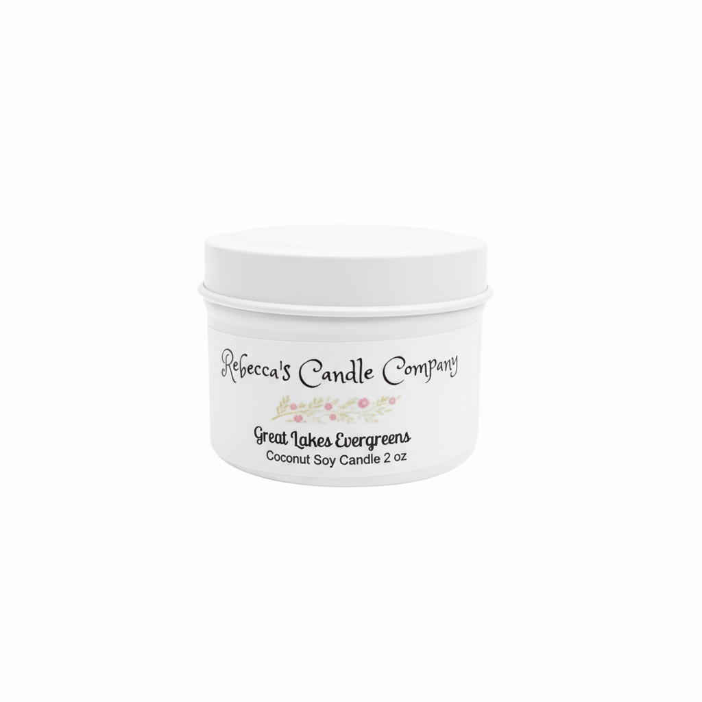Great Lakes Evergreens - White Container & Background
