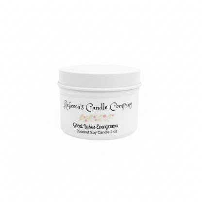 Great Lakes Evergreens - White Container & Background