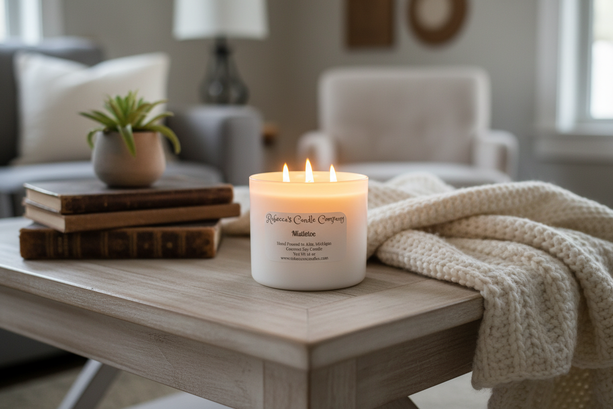 Lifestyle 16oz candle photo