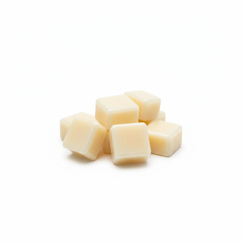 Wax melts clean background