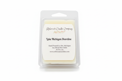 Wax melts with clean white background