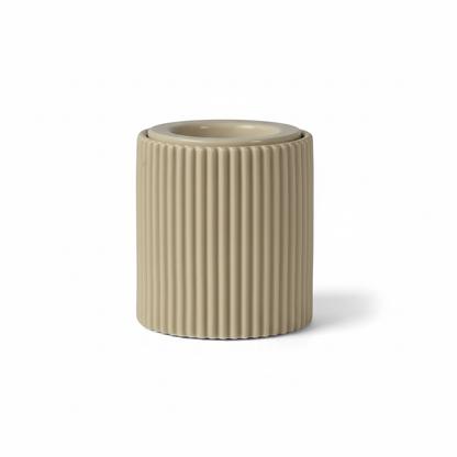 Wax warmer on white background